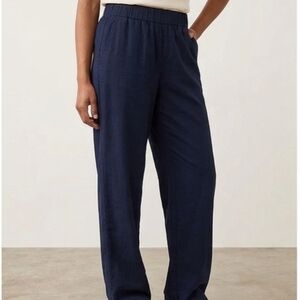 LOFT Navy Wide-Leg Pants